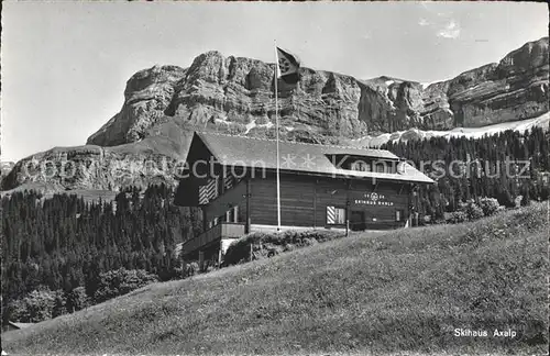 Axalp BE Skihaus im Sommer Axalphorn Berner Alpen Kat. Axalp