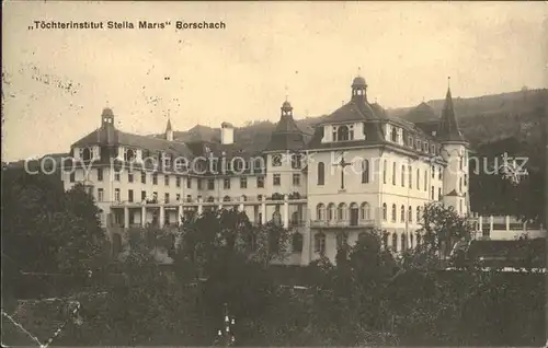 Rorschach Bodensee Toechterinstitut Stella Maris Zensur Stempel Kat. Rorschach