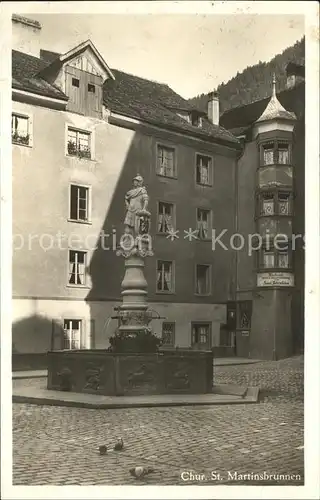 Chur GR St. Martinsbrunnen Kat. Chur