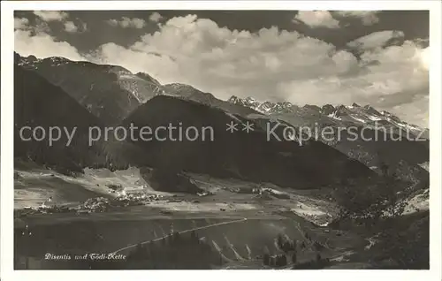 Disentis GR mit Toedikette Kat. Disentis