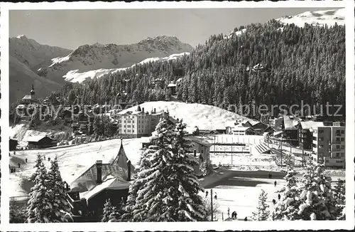 Arosa GR mit Eisbahnen Kat. Arosa