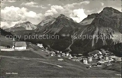 Inner Arosa mit Kapelle / Innerarosa /Bz. Plessur