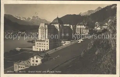 St Moritz GR Grand Hotel und Palace Hotel Kat. St Moritz