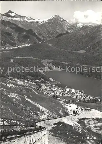 St Moritz GR mit Bergbahn Kat. St Moritz