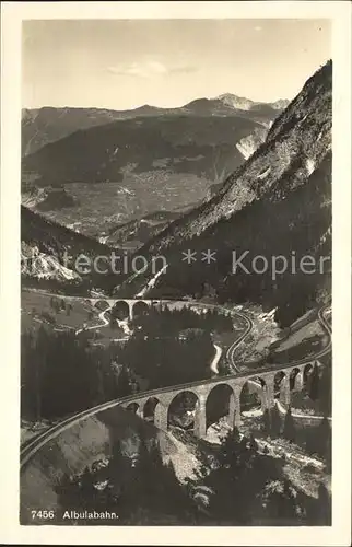 Albulabahn Viadukt Kat. Albula