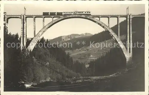 Arosa GR Langwieser Viadukt Kat. Arosa