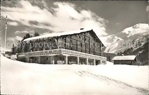 Davos Dorf GR Jugendheim vom Sprecher Haus / Davos /Bz. Praettigau-Davos