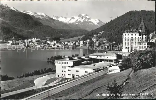 St Moritz GR mit Piz della Margna Kat. St Moritz
