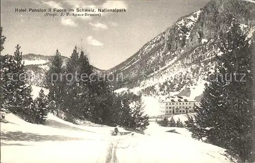 Zernez GR Hotel il Fuorn Park Naziunal Kat. Zernez