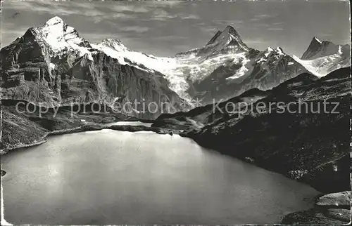 Grindelwald Bachsee Faulhorn Wetterhorn Schreckhorn Kat. Grindelwald