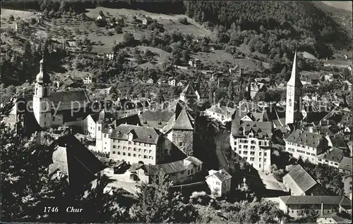 Chur GR Kirchenpartie Kat. Chur