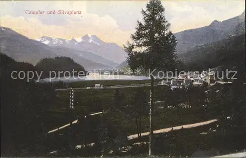 Campfer St Moritz GR mit Silvaplana / St Moritz /Bz. Maloja