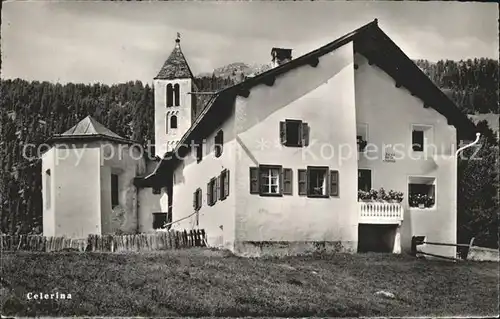 Celerina Schlarigna Chesa da la Crasta Ferienhaus Kirche Kat. Celerina