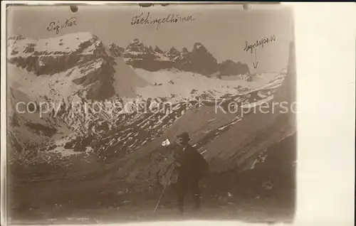 Tschingelhoerner Bergwandern Glarner Alpen Kat. Tschingelhorn