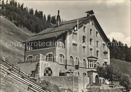 St Moritz Dorf GR Theodesia Kath Schulinstitut und Ferienheim Kat. St Moritz