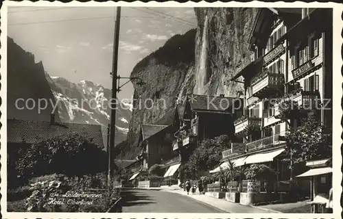 Lauterbrunnen BE Hotel Oberland Kat. Lauterbrunnen