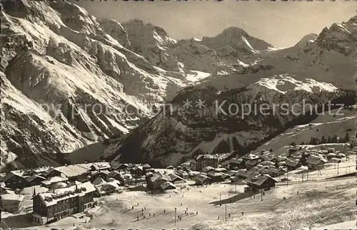 Muerren BE mit Grosshorn Breithorn Tschingelhorn Kat. Muerren