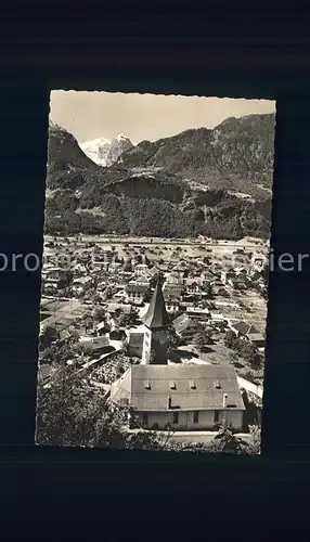 Meiringen BE Kirchenpartie Kat. Meiringen