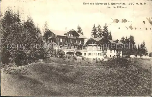 Emmental Region Kurhaus Moosegg Kat. Hasle Burgdorf