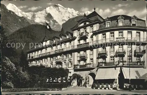 Interlaken BE Hotel Terminius und Bristol Kat. Interlaken