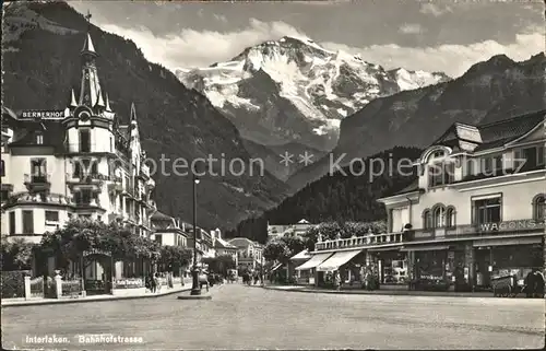 Interlaken BE Bahnhofstrasse Kat. Interlaken