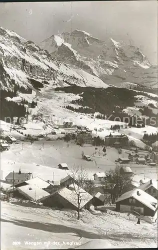 Wengen BE mit Jungfrau Kat. Wengen