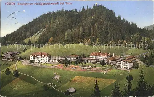 Thun BE Sanatorium Heiligenschwendi Kat. Thun