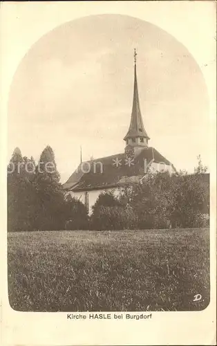 Burgdorf Bern Kirche Hasle Kat. Hasle Burgdorf