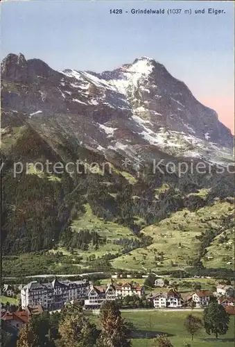 Grindelwald mit Eiger Kat. Grindelwald