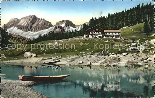 Kandersteg BE Oeschinensee mit Gross  und Klein Lohner Kat. Kandersteg