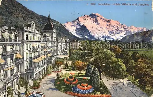 Interlaken BE Hotel Viktoria und Jungfrau Kat. Interlaken