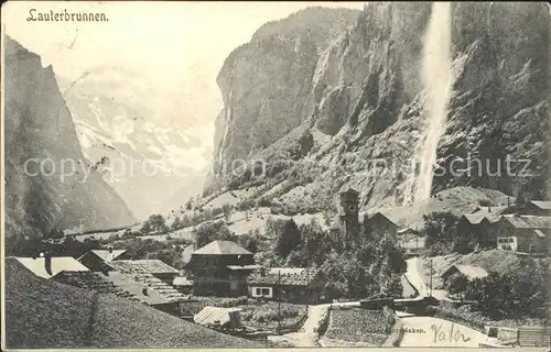 Lauterbrunnen BE Wasserfall Kat. Lauterbrunnen