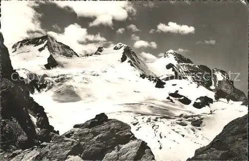 Rosenlaui BE mit Rosenhorn Mittelhorn Wetterhorn Kat. Rosenlaui