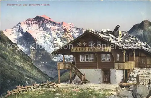 Jungfrau BE mit Bernerhaus Kat. Jungfrau