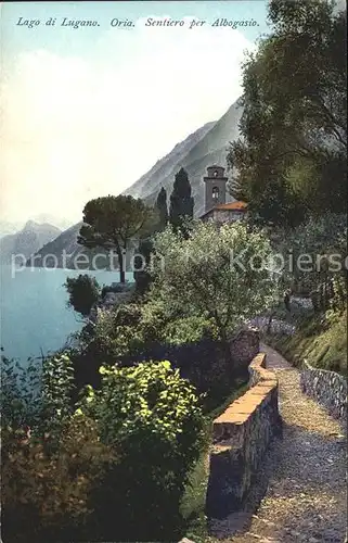 Oria Lago di Lugano Sentiero per Albogasio / Lugano /Bz. Lugano City
