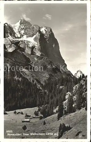 Rosenlaui BE Wetterhorn Kat. Rosenlaui