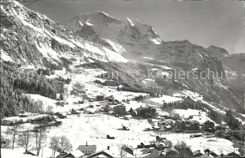 Wengen BE mit Jungfrau Kat. Wengen