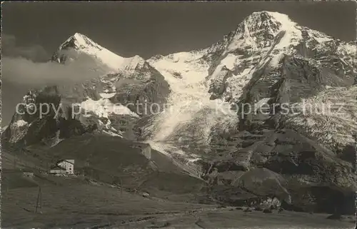 Wengen BE Alp mit Eiger Moench Kat. Wengen