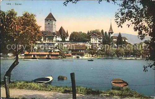 Spiez BE Partie am Thunersee Kat. Spiez