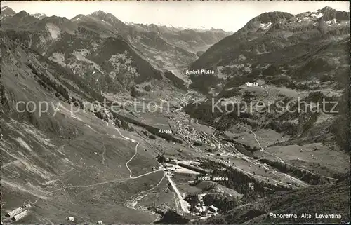 Motto Bartola Panorama Alta Leventina Alpen / Motto /Bz. Airolo