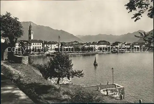 Ascona TI Uferpartie am Lago Maggiore Kat. Ascona