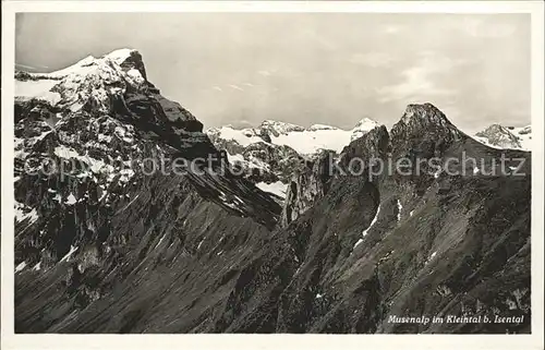 Isental Musenalp im Kleintal Gebirgspanorama / Uri-Rotstock /Rg. Engelberg