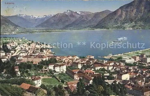Locarno TI Panorama Alpen / Locarno /Bz. Locarno