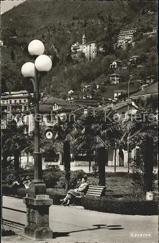 Locarno TI Uferpromenade Palmen / Locarno /Bz. Locarno