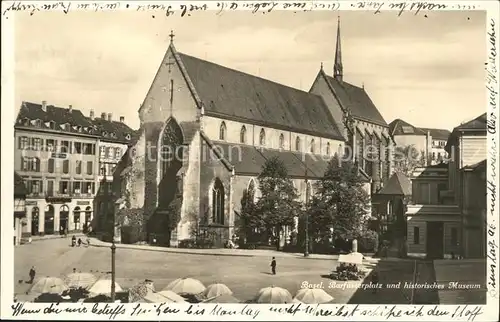 Basel BS Barfuesserplatz Historisches Museum Kat. Basel