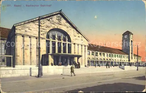 Basel BS Badischer Bahnhof Kat. Basel