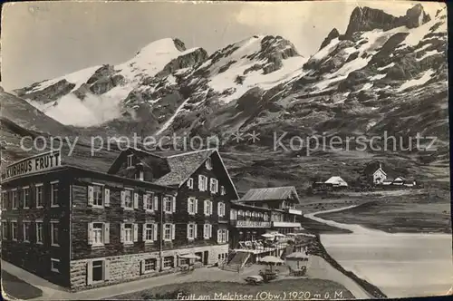 Frutt Melchsee Kurhaus Alpen Kat. Melchsee Frutt