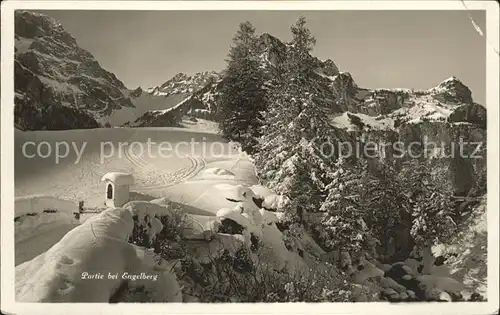 Engelberg OW Winterpanorama Alpen Kat. Engelberg