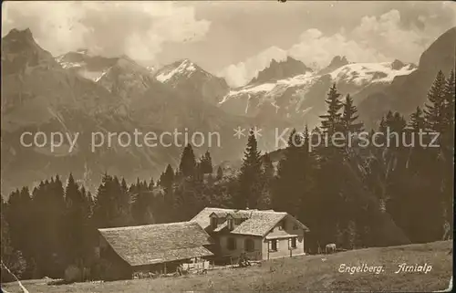 Engelberg OW Arnialp Alpenpanorama Kat. Engelberg