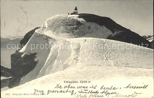 Engelberg OW Titlisspitze Urner Alpen Kat. Engelberg